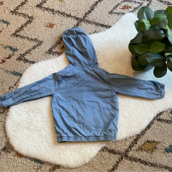 2T Joe Fresh Chambray Lined Light Jacket - Picture 3 of 8